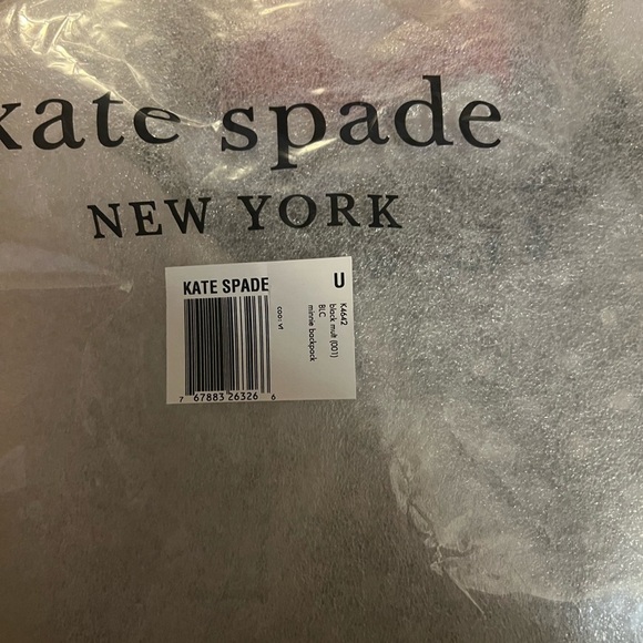 NWT Disney X Kate Spade New York Minnie Mouse Polka Dot Black White Red Backpack - Picture 8 of 11